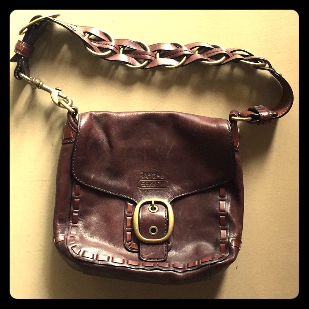 Coach leather bag